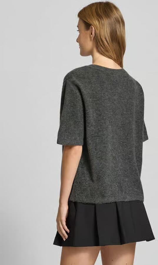 Pieces Regular fit gebreid jack met korte mouwen model 'JIKO'