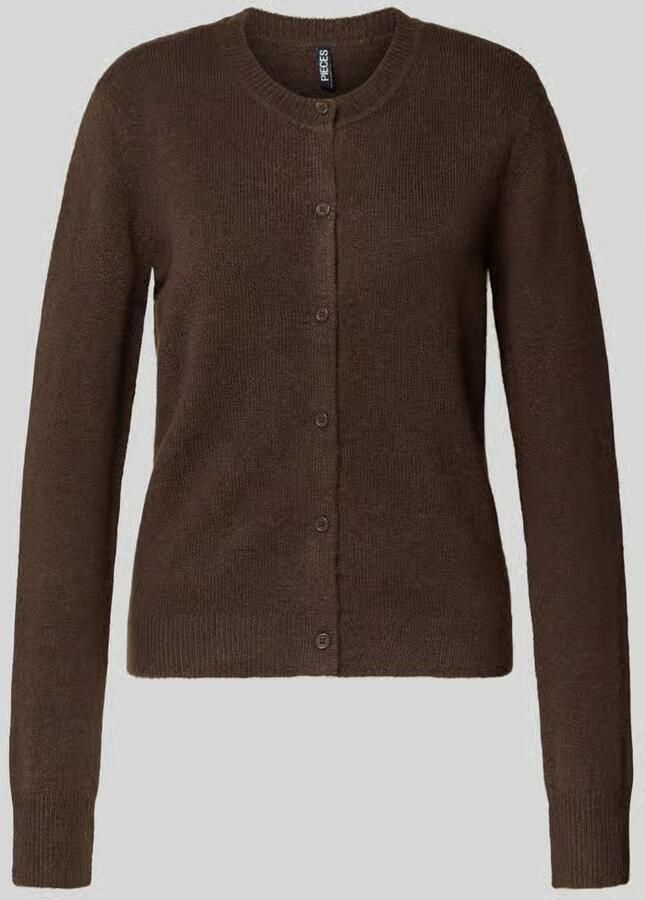 Pieces Regular fit gebreid jack met wol model 'MALOU'