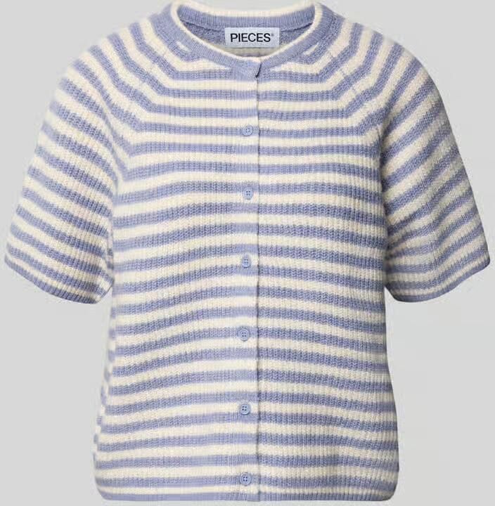 Pieces regular fit gebreid jack met wol model 'MALOU' - Foto 2