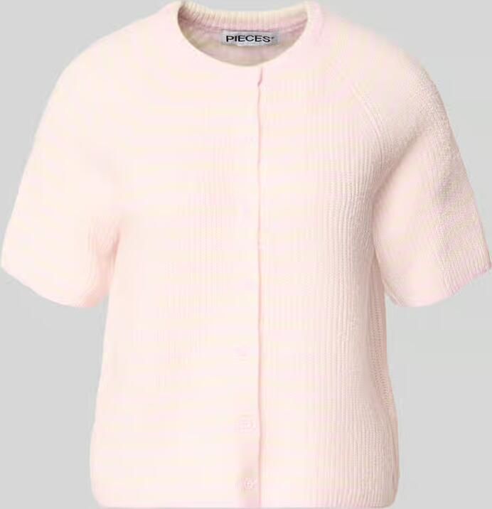 Pieces regular fit gebreid jack met wol model 'MALOU' - Foto 2