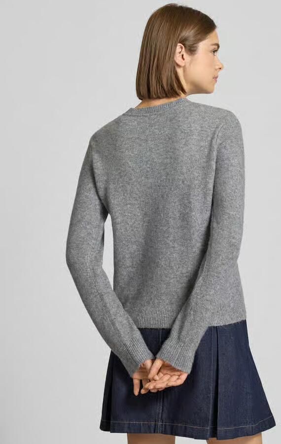 Pieces Regular fit gebreid jack met wol model 'MALOU' - Foto 9
