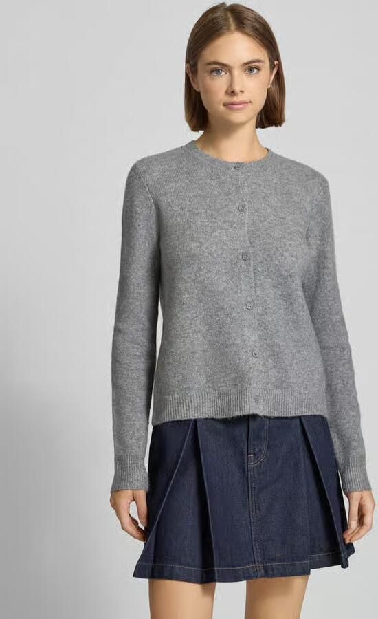 Pieces Regular fit gebreid jack met wol model 'MALOU' - Foto 10