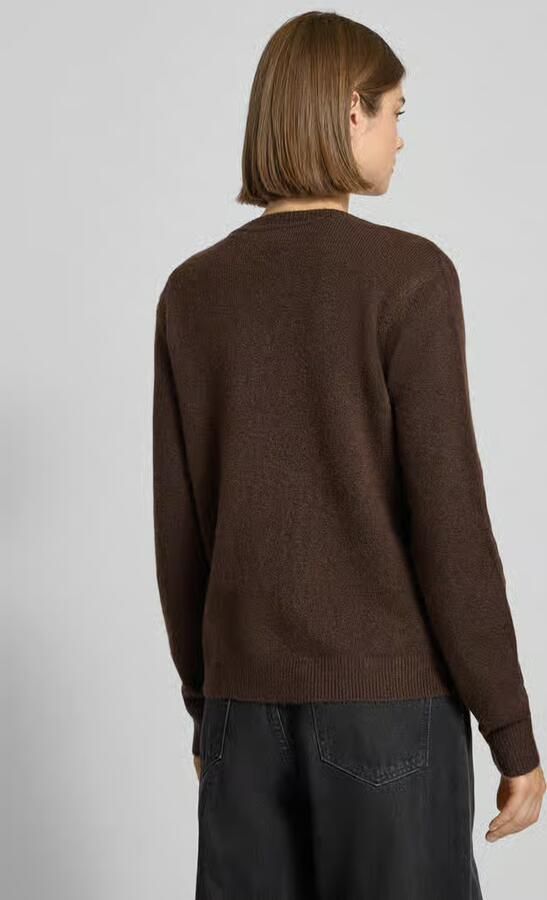 Pieces Regular fit gebreid jack met wol model 'MALOU' - Foto 3