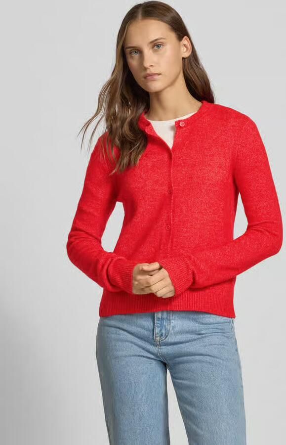Pieces Regular fit gebreid jack met wol model 'MALOU' - Foto 2