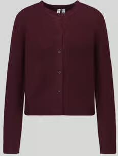 Pieces regular fit gebreid jack met wol model 'MALOU'