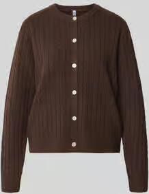 Pieces Regular fit gebreid jack met wol model 'SILLY'