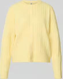 Pieces Regular fit gebreid jack met wol model 'SILLY'
