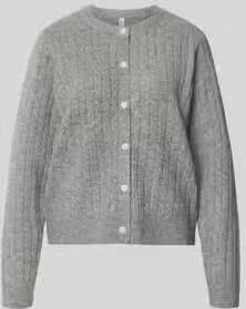 Pieces Regular fit gebreid jack met wol model 'SILLY'