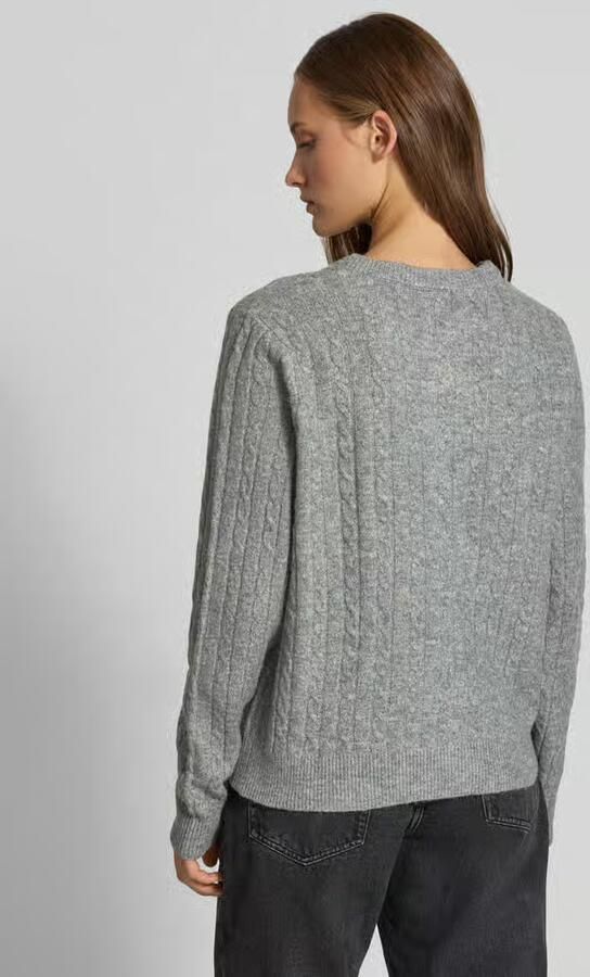 Pieces Regular fit gebreid jack met wol model 'SILLY' - Foto 3