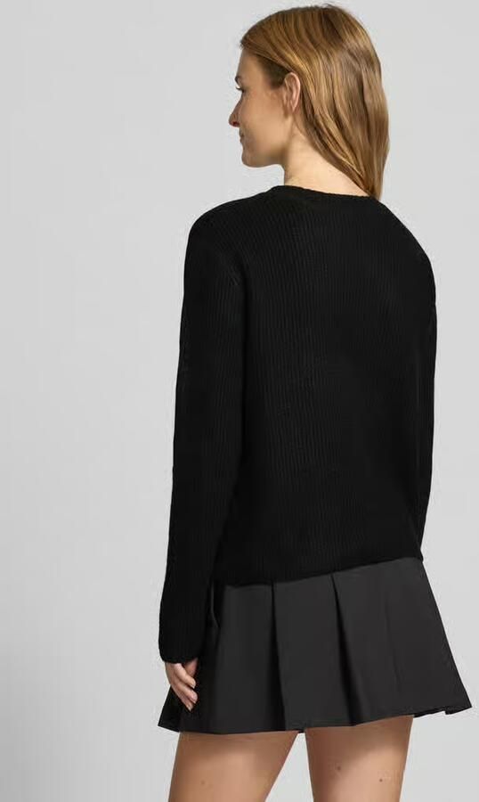 Pieces Regular fit gebreid jack met wol modell 'SILLY' - Foto 7