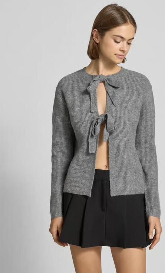 Pieces Regular fit gebreid jack met wol modell 'SILLY' - Foto 2