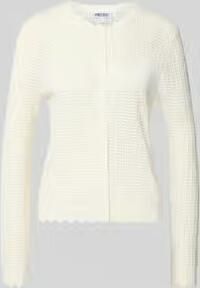 Pieces regular fit gebreid jack van puur katoen model 'SCOUT'