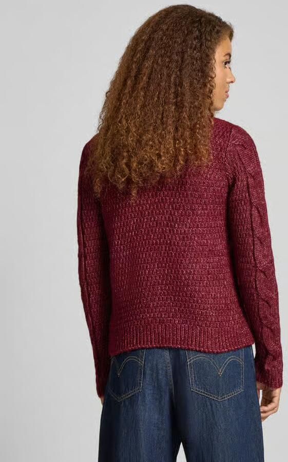 Pieces Regular fit gebreide pullover met wol modell 'NINA' - Foto 7