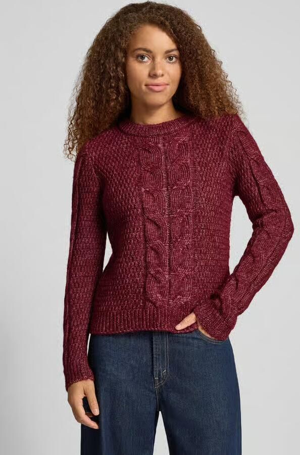 Pieces Regular fit gebreide pullover met wol modell 'NINA' - Foto 8