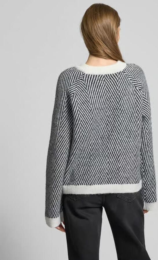 Pieces Regular fit gebreide pullover met wol model 'OLENA'