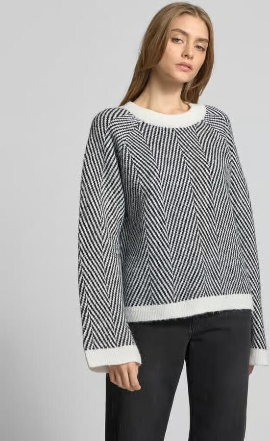 Pieces Regular fit gebreide pullover met wol model 'OLENA' - Foto 2
