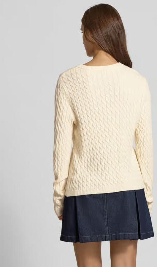 Pieces Regular fit gebreide pullover van viscosemix model 'FIA' - Foto 8