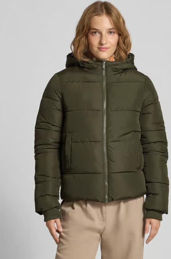 Pieces Regular fit gewatteerd jack met capuchon model 'BEE NEW' - Foto 2