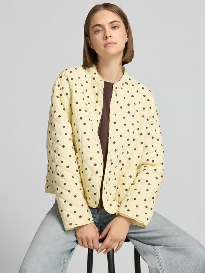 Pieces regular fit gewatteerd jack van pure viscose model 'RIKKE' - Foto 2