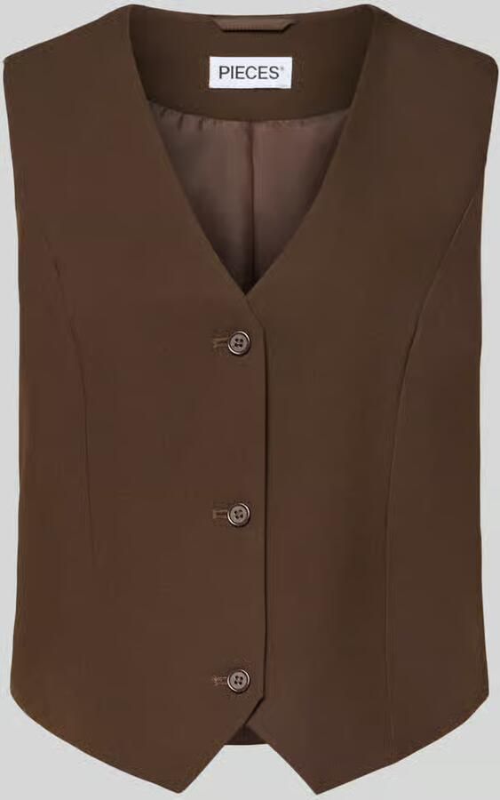 Pieces regular fit gilet met viscose model 'BOSELLA'