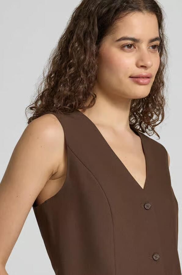 Pieces regular fit gilet met viscose model 'BOSELLA' - Foto 2