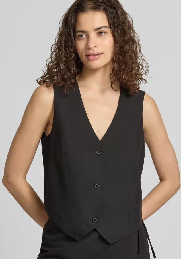Pieces regular fit gilet met viscose model 'BOSELLA'