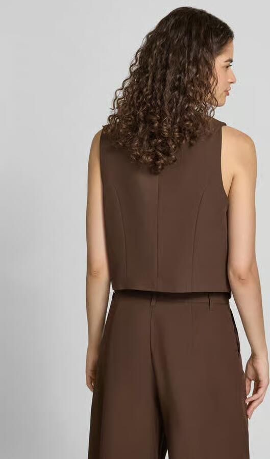 Pieces regular fit gilet met viscose model 'BOSELLA'