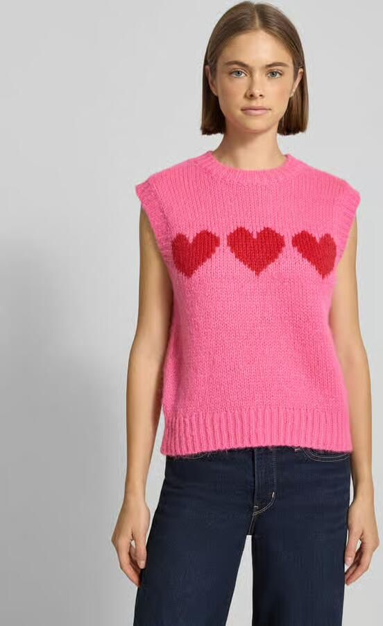 Pieces Regular fit grof gebreide spencer model 'JOVE' - Foto 2