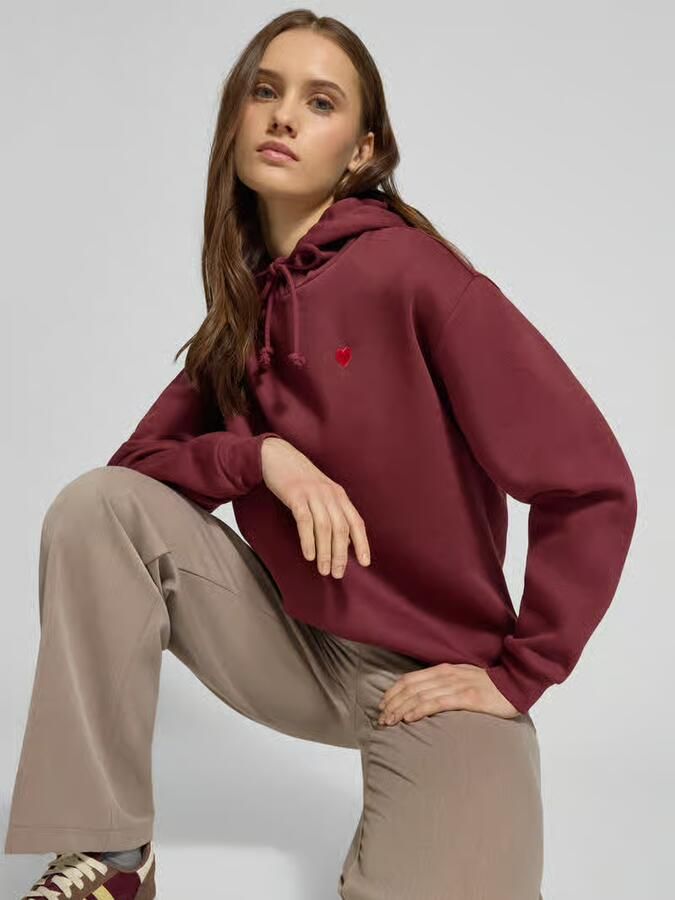 Pieces Regular fit hoodie van katoenmix model 'CHILLI' - Foto 2