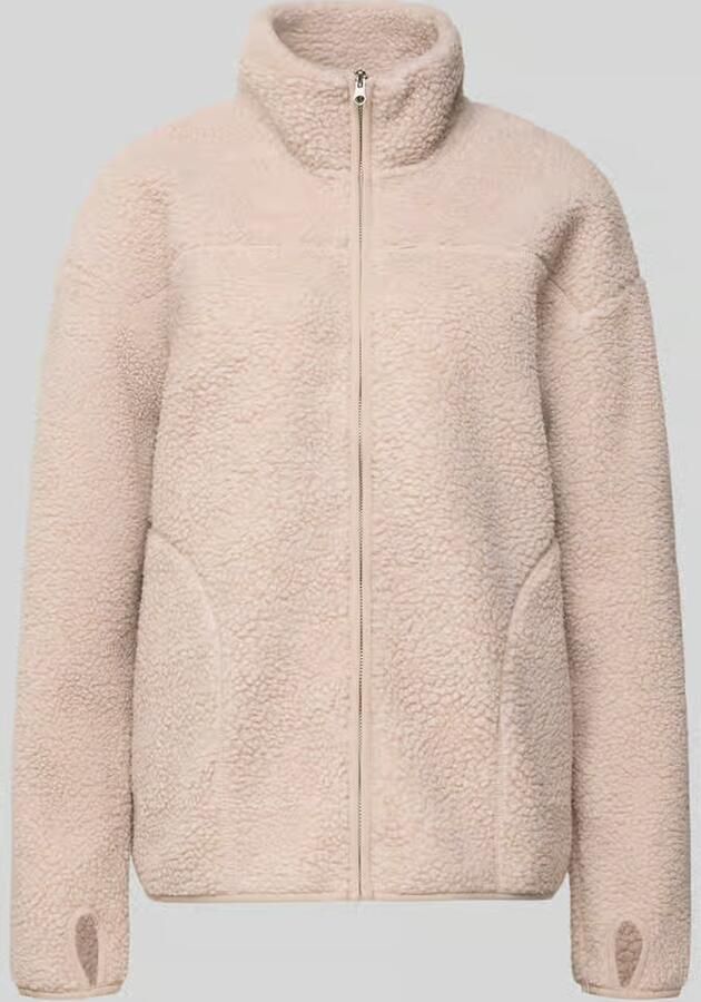Pieces Regular fit teddyjack met opgestikte steekzakken opzij model 'SADIA'