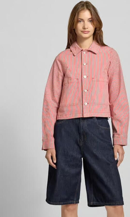 Pieces Regular fit jeansjack van katoenmix model 'BILLO' - Foto 2