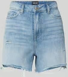 Pieces regular fit korte jeans van puur katoen model 'SUMMER' - Foto 5