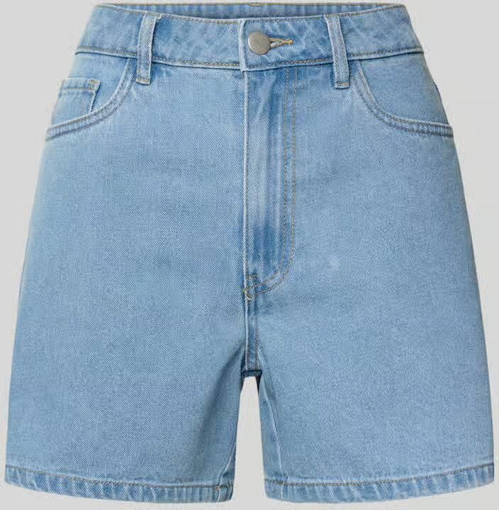Pieces regular fit korte jeans van katoenmix model 'ABBI' - Foto 2