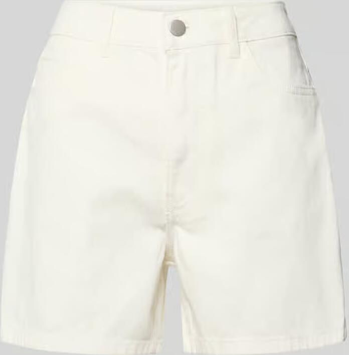 Pieces regular fit korte jeans van katoenmix model 'ABBI' - Foto 2
