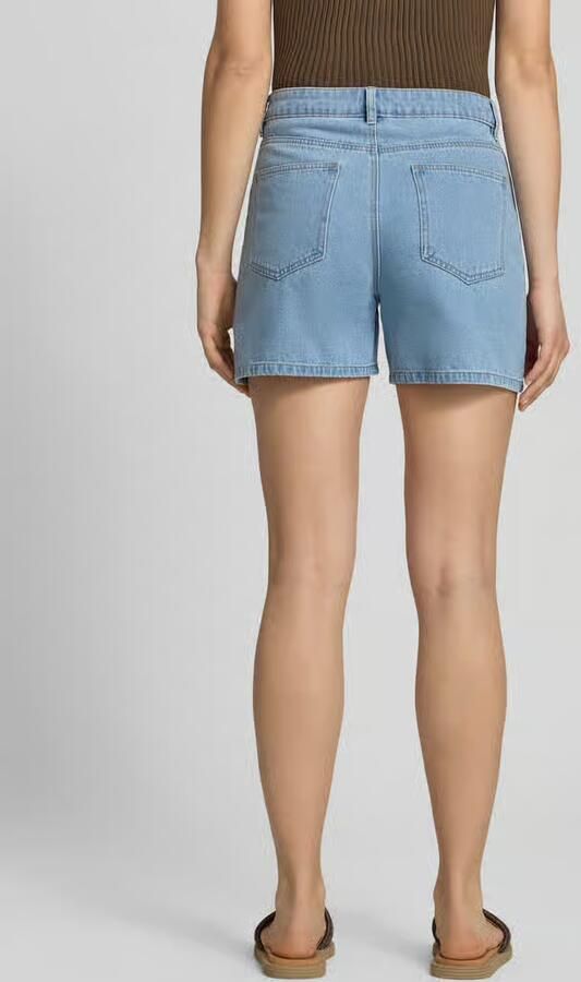 Pieces regular fit korte jeans van katoenmix model 'ABBI'