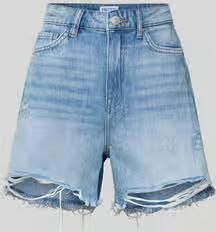 Pieces regular fit korte jeans van puur katoen model 'SUMMER' - Foto 6