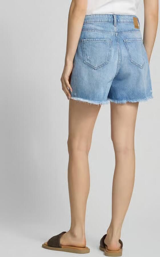 Pieces regular fit korte jeans van puur katoen model 'SUMMER' - Foto 5