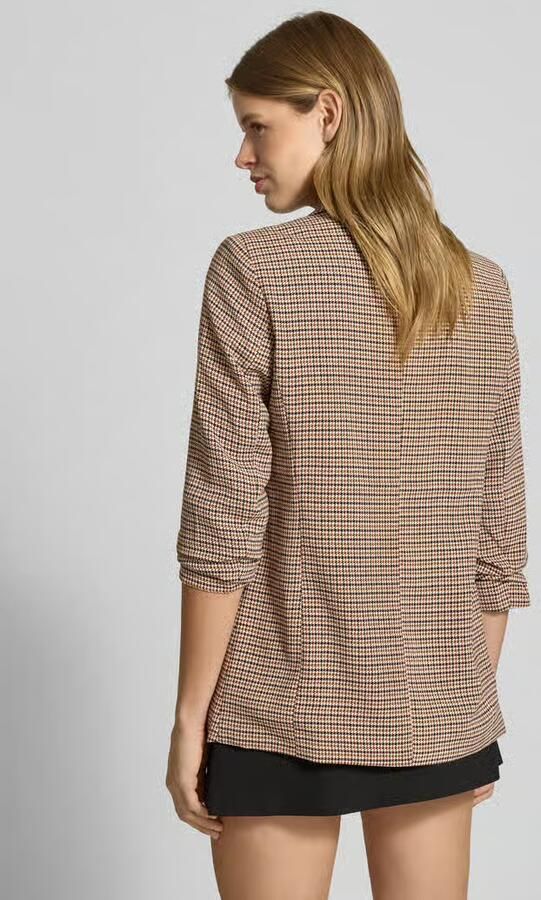 Pieces Regular fit lange blazer met all-over motief Model 'BOSELLA'