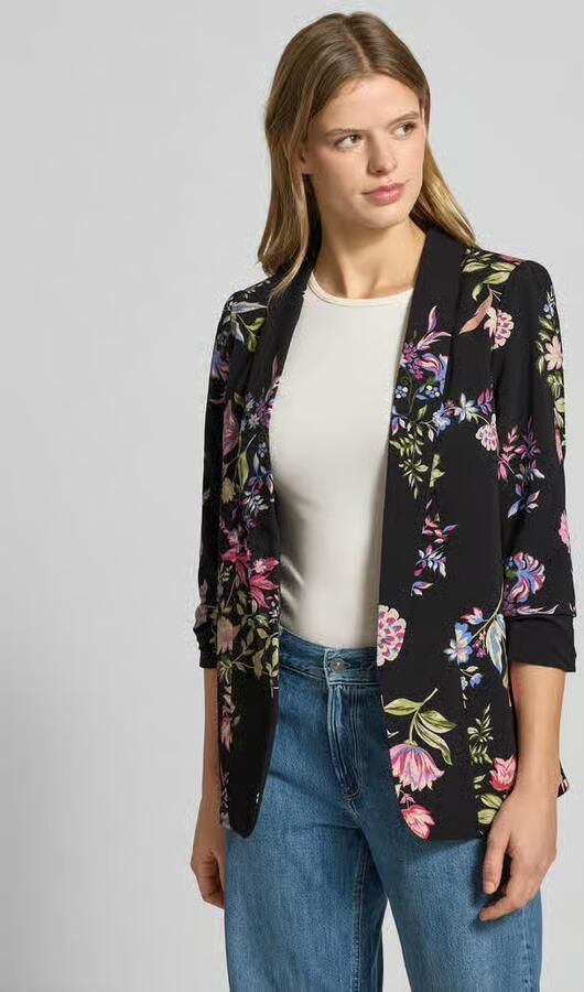 Pieces Regular fit lange blazer met all-over motief model 'BOSELLA' - Foto 11