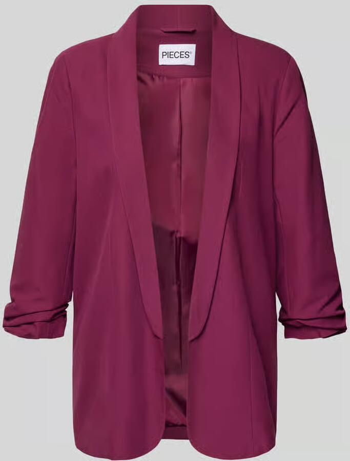 Pieces Blouseblazer PCBOSELLA 3 4 BLAZER NOOS met plooidetail op de mouw - Foto 3