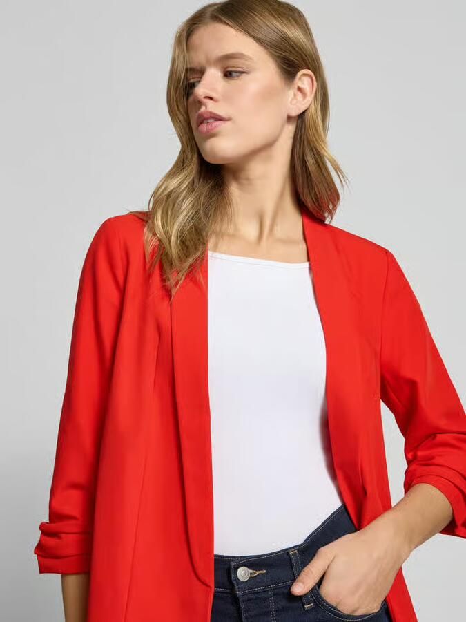Pieces Blouseblazer PCBOSELLA 3 4 BLAZER NOOS met plooidetail op de mouw - Foto 3