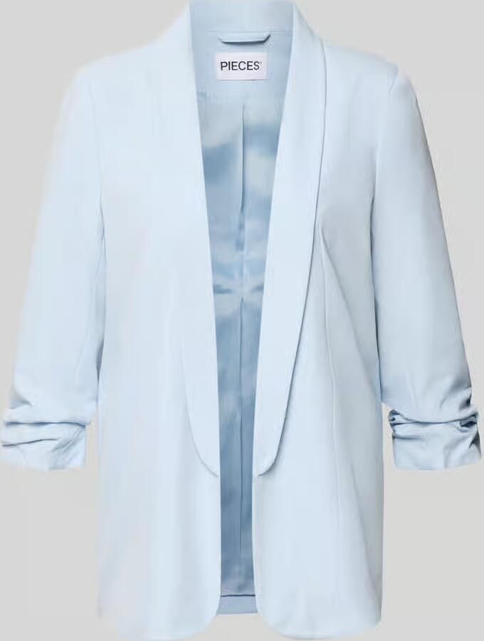 Pieces Regular fit lange blazer met viscose model 'BOSELLA'