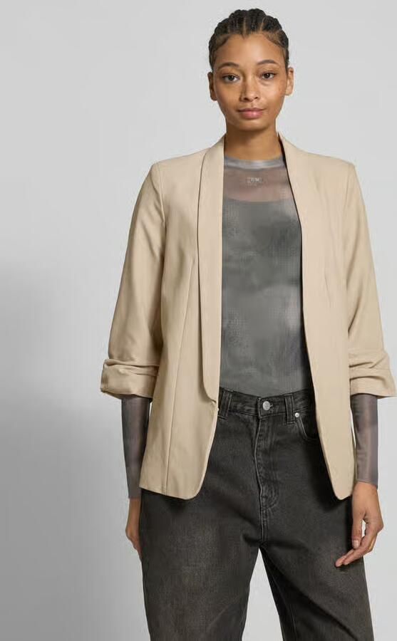 Pieces Blouseblazer PCBOSELLA 3 4 BLAZER NOOS met plooidetail op de mouw - Foto 12