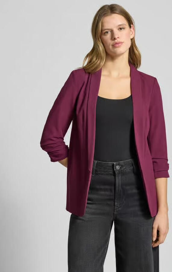 Pieces Blouseblazer PCBOSELLA 3 4 BLAZER NOOS met plooidetail op de mouw - Foto 12