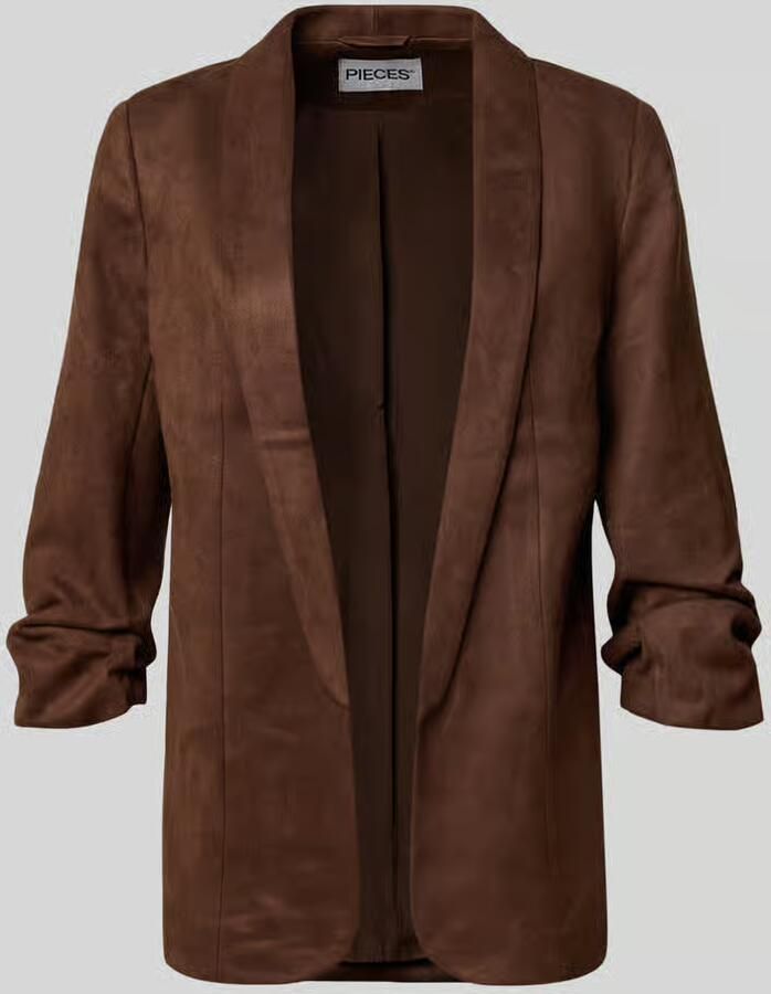 Pieces Regular fit longblazer met 3 4-mouw model 'BOSELLA'