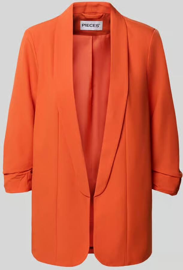 Pieces Regular fit longblazer met viscose Model 'BOSELLA' - Foto 2