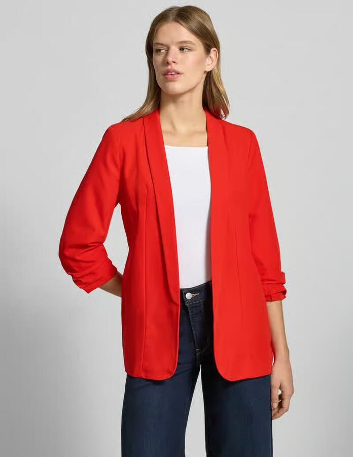 Pieces Blouseblazer PCBOSELLA 3 4 BLAZER NOOS met plooidetail op de mouw - Foto 3