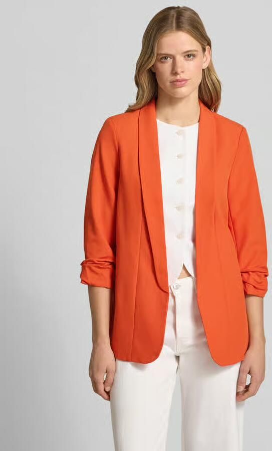 Pieces Regular fit longblazer met viscose Model 'BOSELLA' - Foto 3
