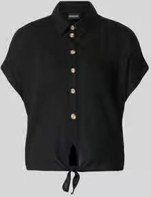 Pieces regular fit overhemdblouse van mix van viscose en linnen model 'PIA'
