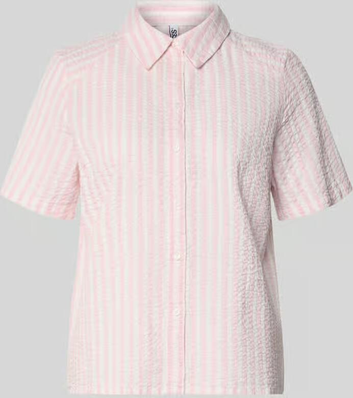 Pieces regular fit overhemdblouse van puur katoen model 'TINNA' - Foto 2